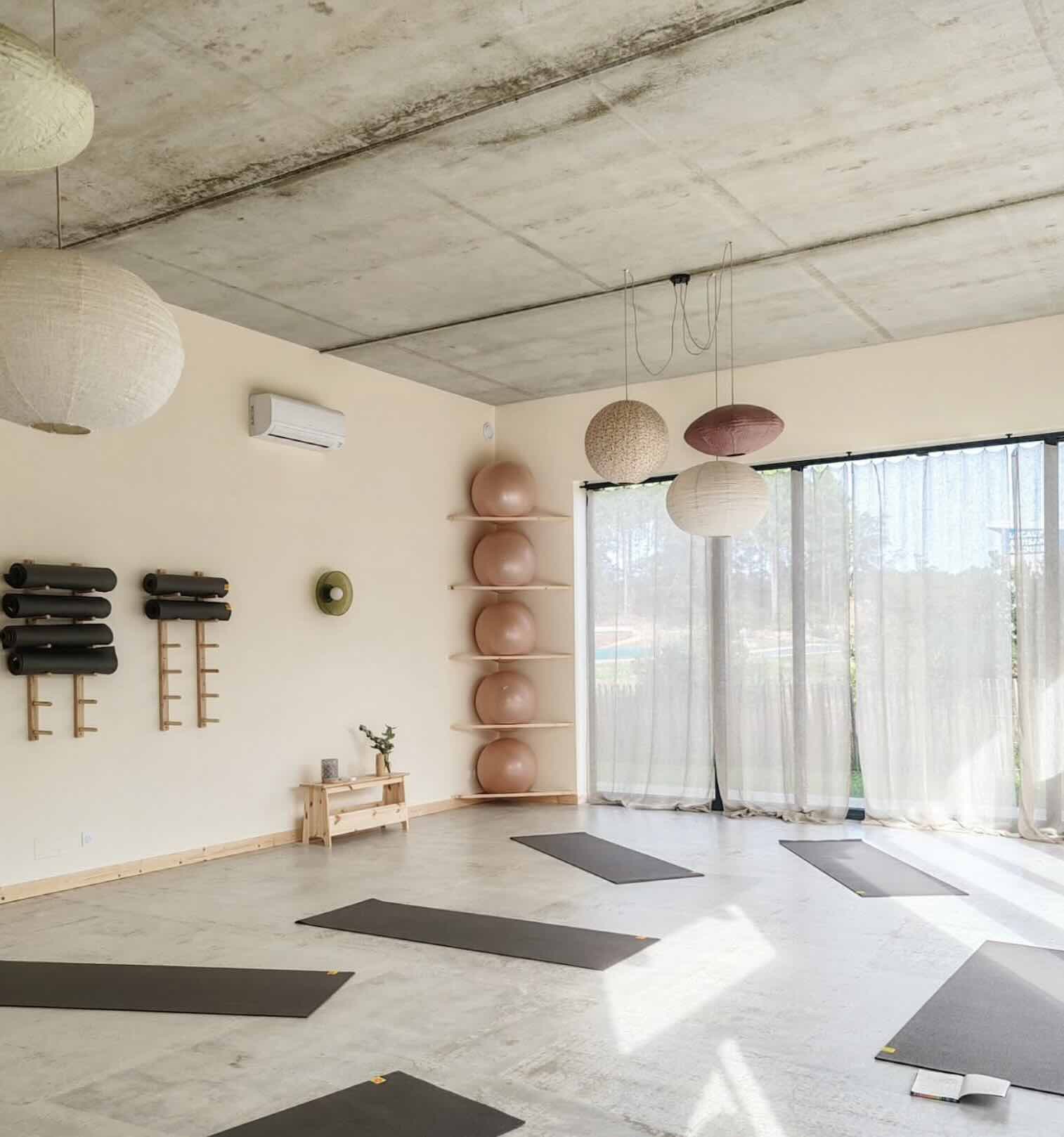 Screenshot cours de Yoga Benesse Maremne avec Julie et Ines Duhard